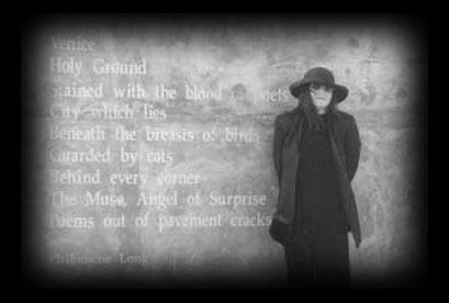 Philomene by the Venice Poet's Wall